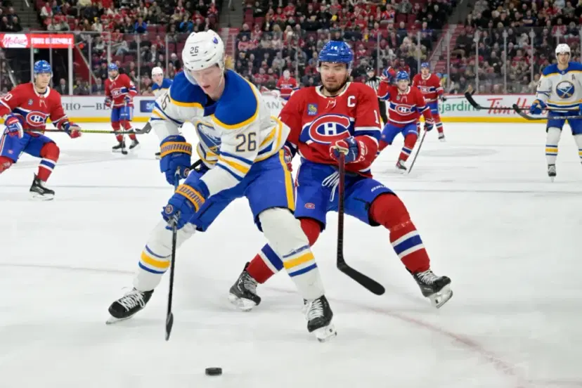 Rasmus Dahlin and Nick Suzuki