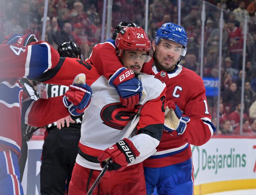 Seth Jarvis and Nick Suzuki