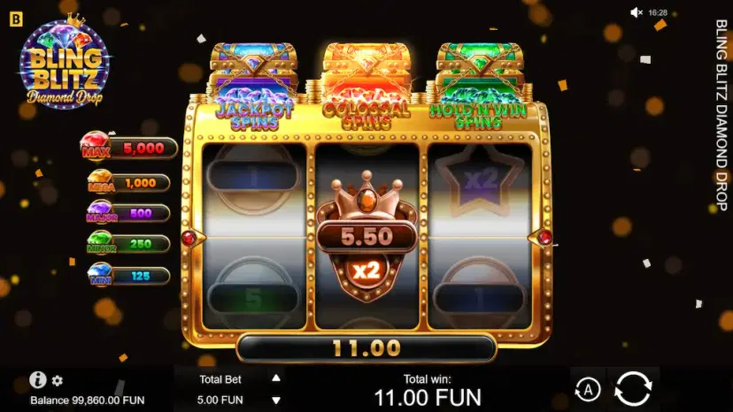 bling blitz diamond drop main features