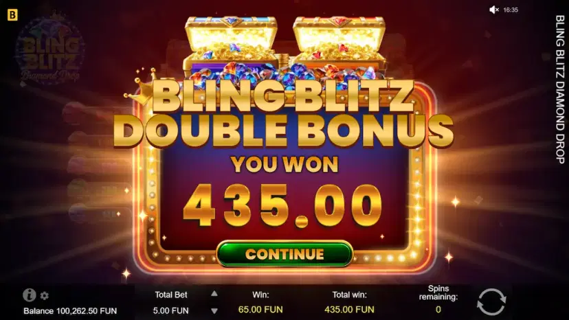 bling blitz diamond drop gameplay