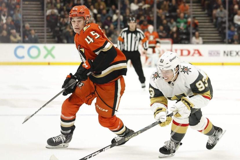Beckett Sennecke and Mitch Marner
