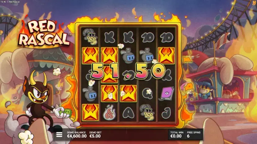 red rascal bonus game ready to riot