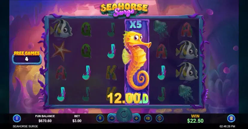 seahorse surge gameplay