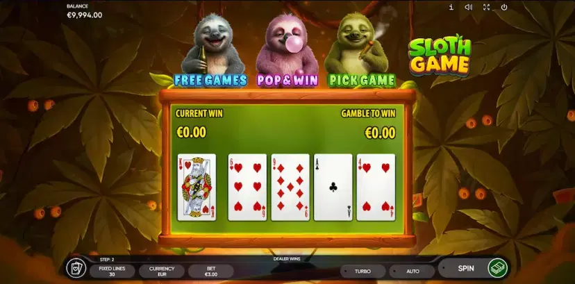 sloth game risk game