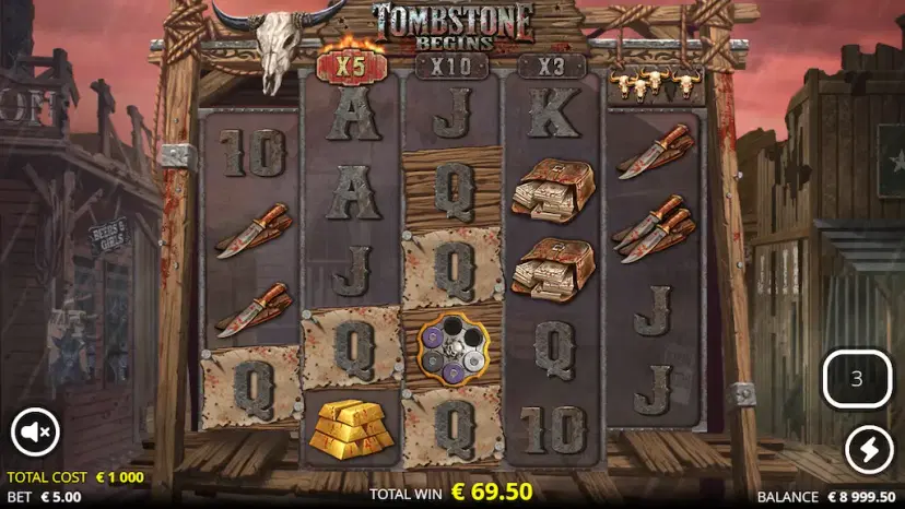 tombstone begins outlaw spins