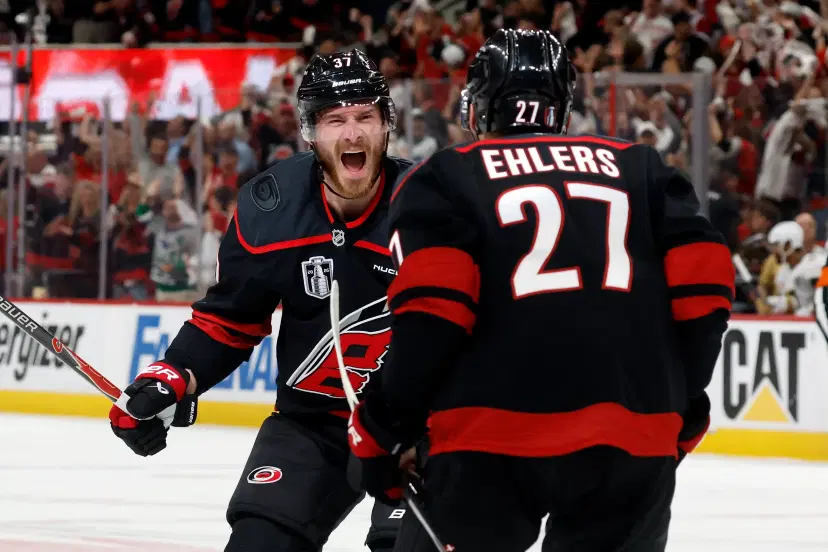 Jordan Staal and Nikolaj Ehlers