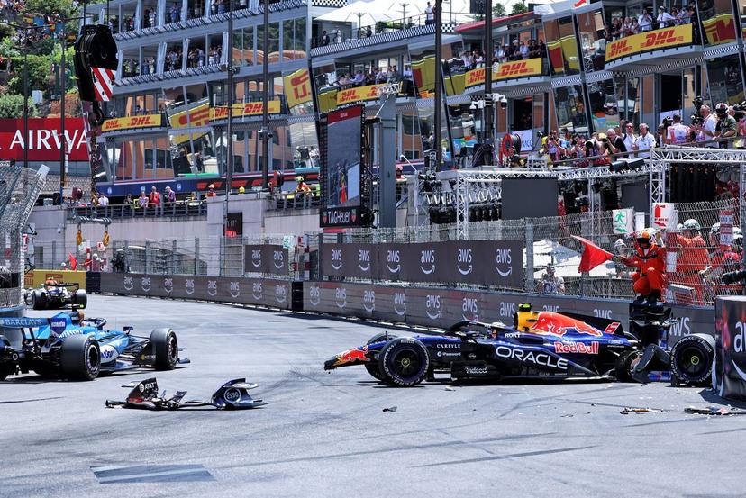 hadjar crash in monaco