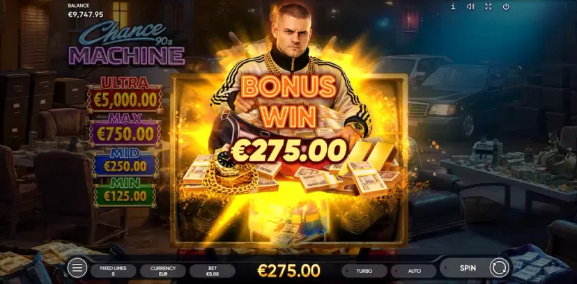 chance machine 90s gameplay