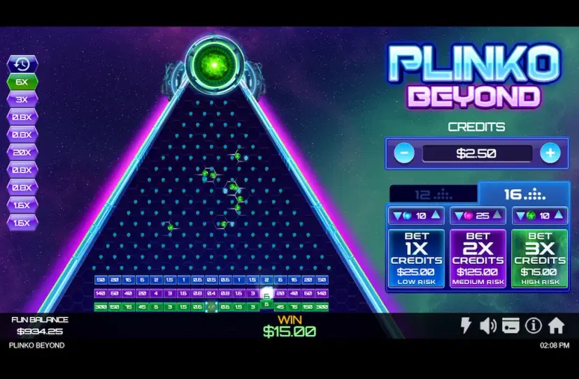 plinko beyond multiplier slots