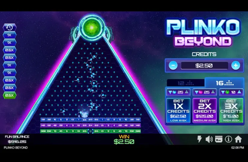 plinko beyond main features