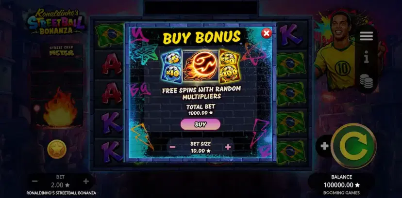ronaldinho's streetball bonanza buy bonus