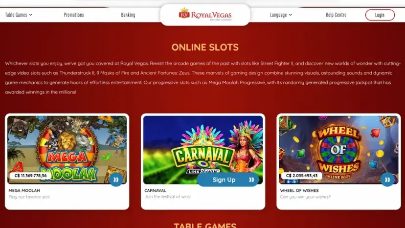royal vegas casino games june 2026