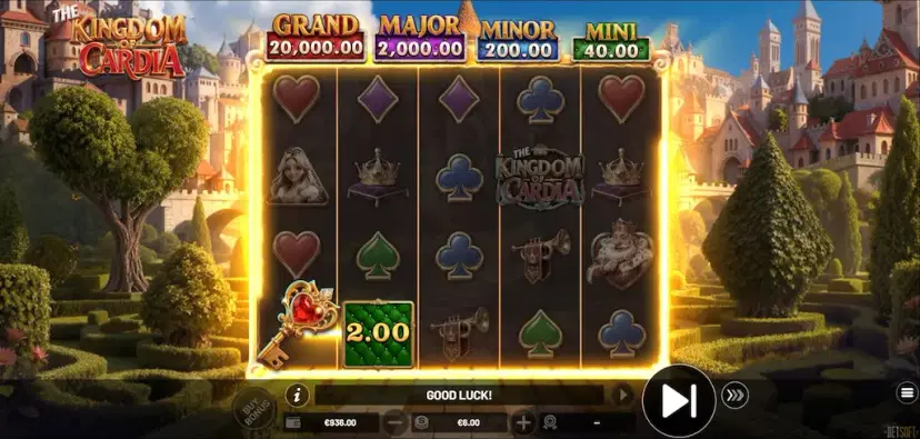 the kingdom of cardia cash and bonus prizes