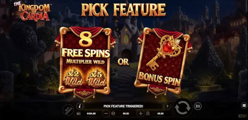 the kingdom of cardia pick feature