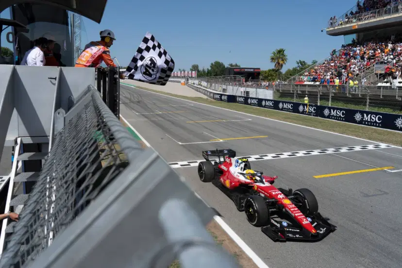 Close race win