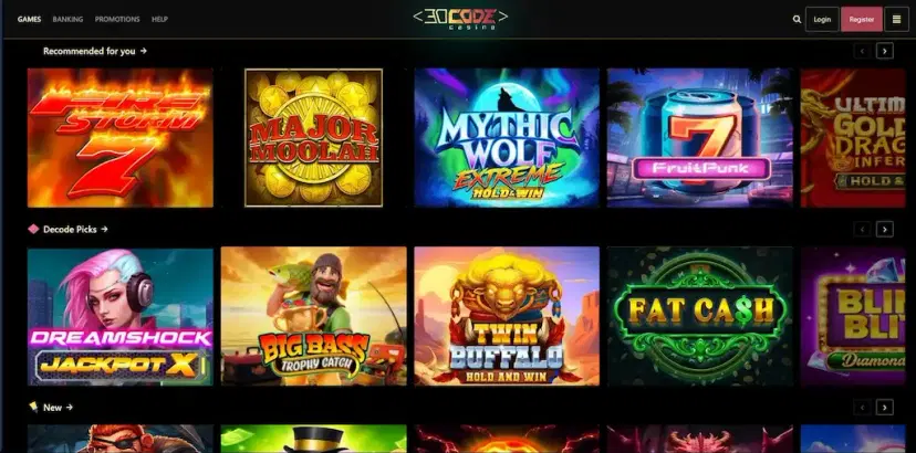 decode casino features july 2026