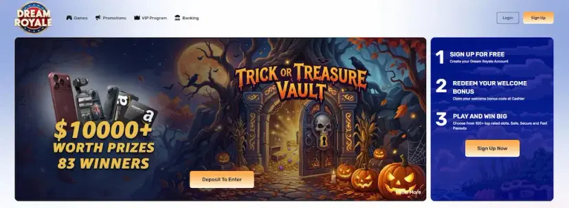 dream royale best online casino oct 2026