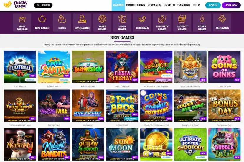 duckyluck casino best july 2026