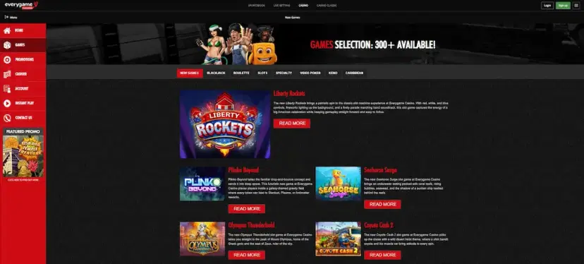 everygame casino games july 2026
