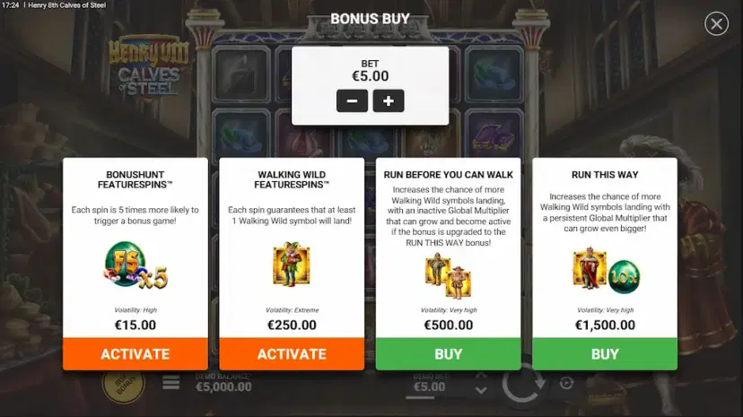 henry 8th calves of steel buy bonus