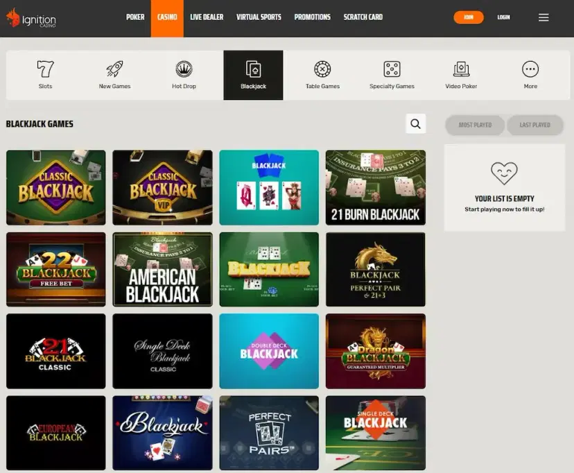 ignition casino best july 2026