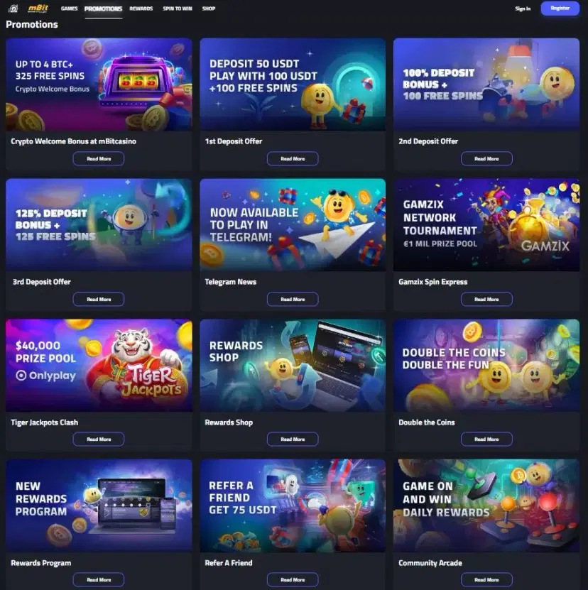 mBitcasino promos july 2026