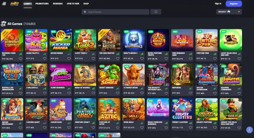 mbitcasino games july 2026
