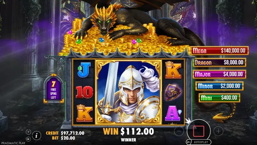 sleeping dragon ultra dark free spin