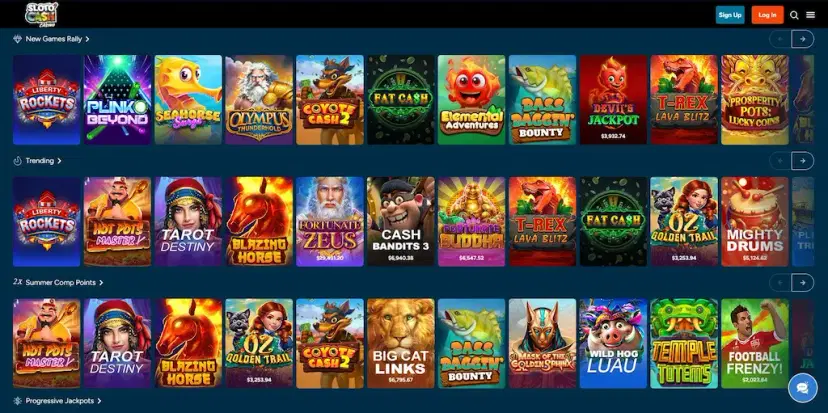 slotocash casino games july 2026