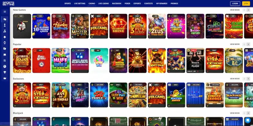 sportsbetting casino games july 2026