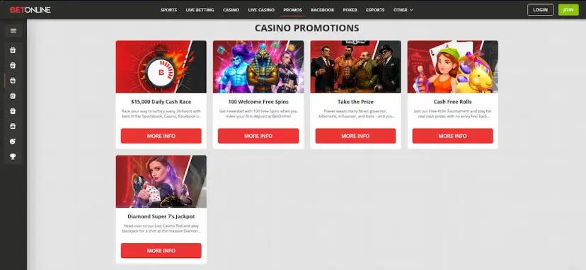 betonline casino promotions aug 2026