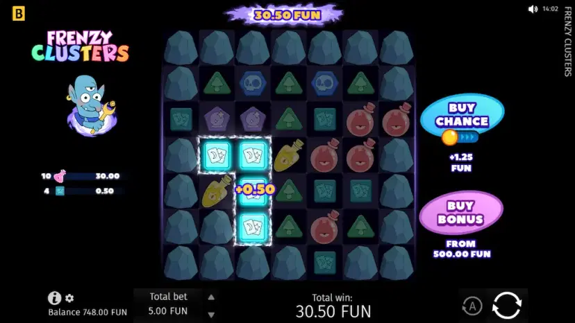 frenzy clusters main features