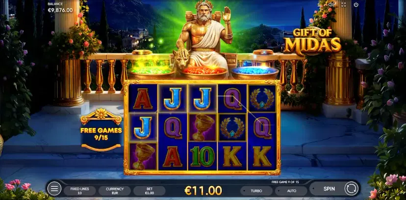 gift of midas deluxe free games bonus game