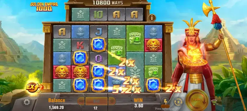 golden empire 1000 BONUS symbols