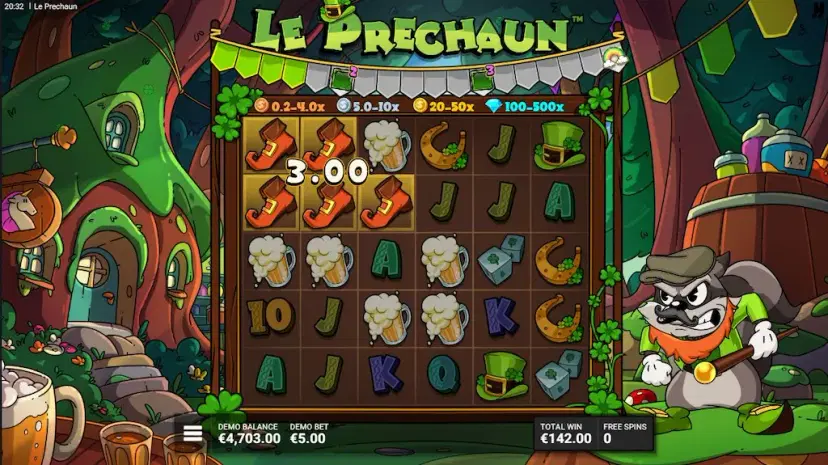 le prechaun bonus game arc adventure