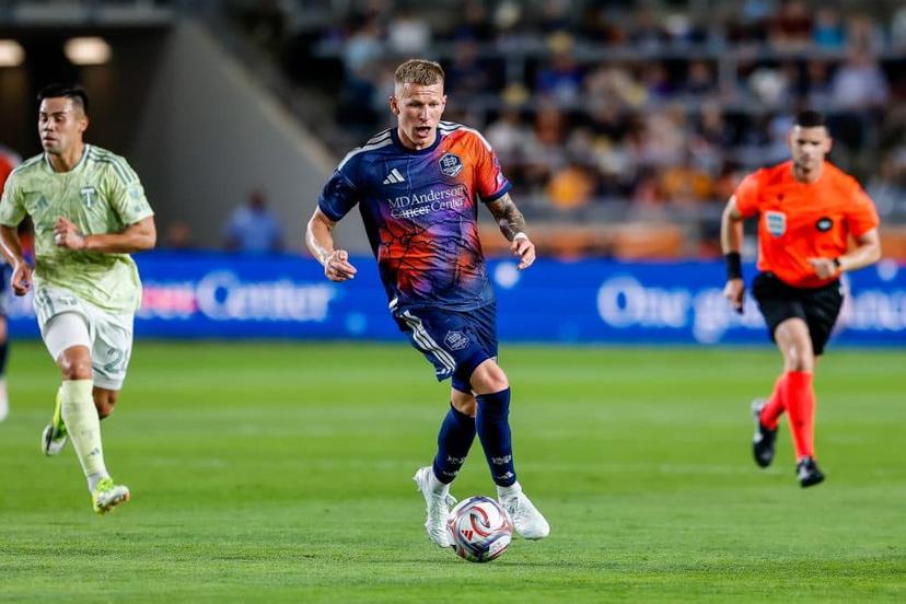 Mateusz Bogusz has four goals and an assist for the Dynamo in 16 appearances - New England Houston Picks