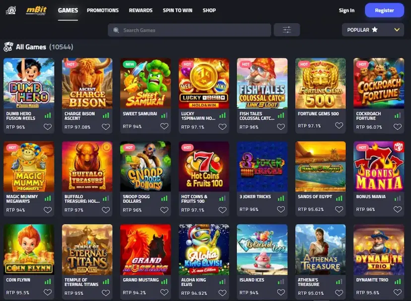 mbitcasino games aug 2026