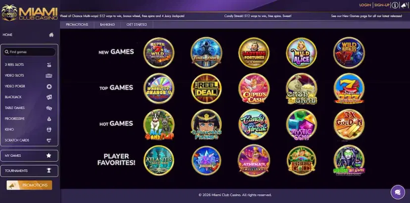 miami club casino features aug 2026