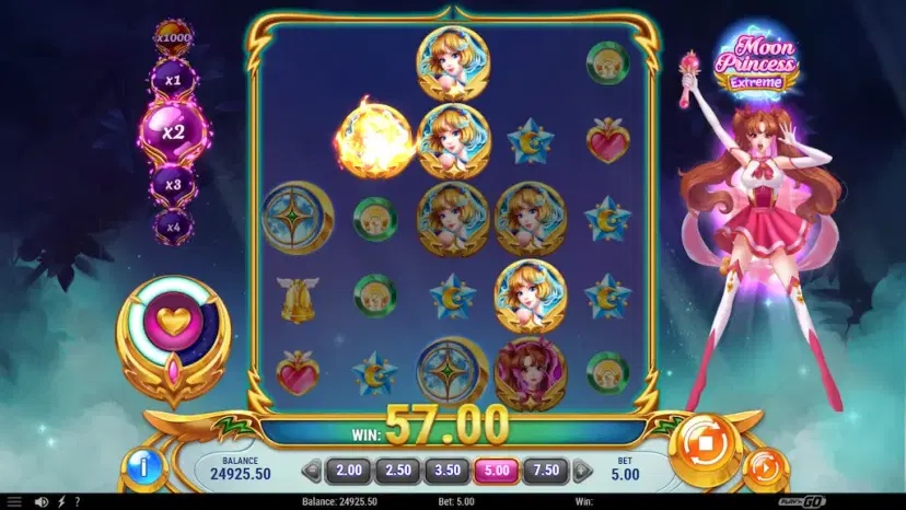 moon princess extreme trinity meter