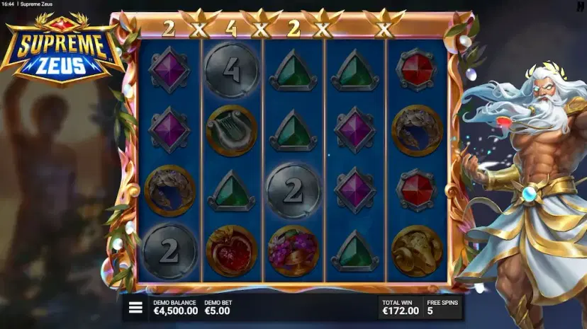 supreme zeus bonus game: thunder reign