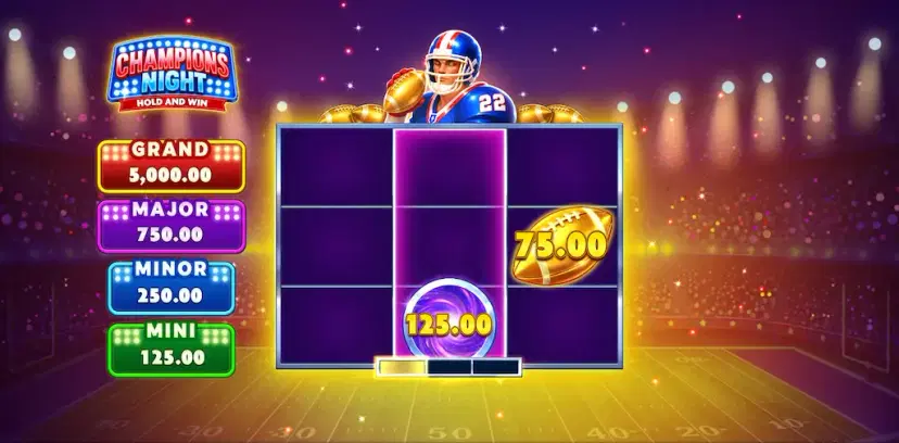 champions night: hold & win bonus game