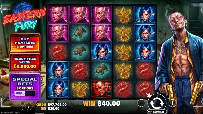 eastern fury main features