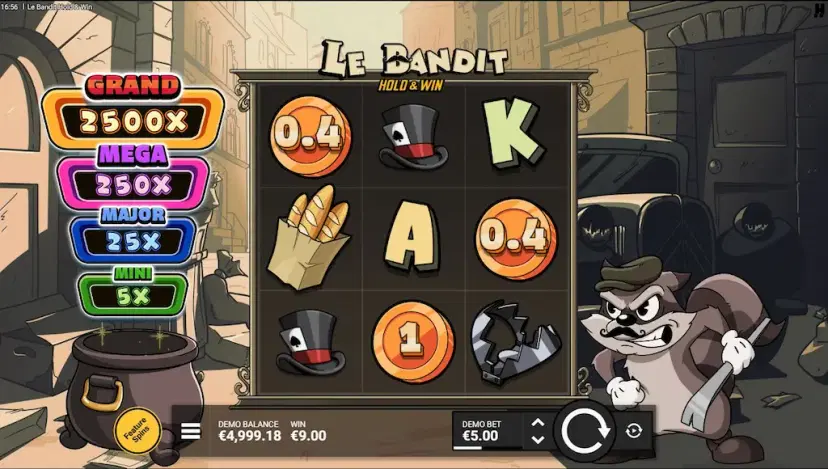 le bandit hold & win main features