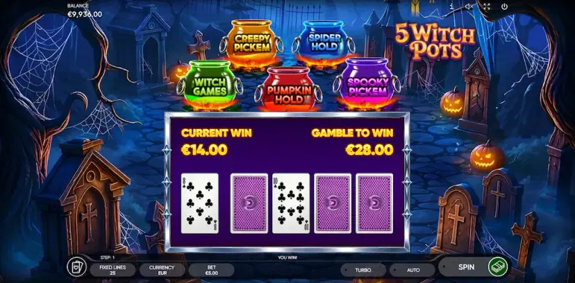5 witch pots risk game