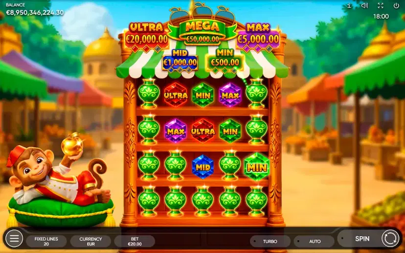 bazaar monkey pick me bonus game