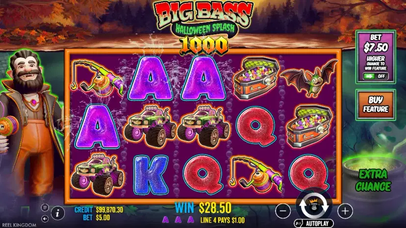 big bass halloween splash 1000 main features