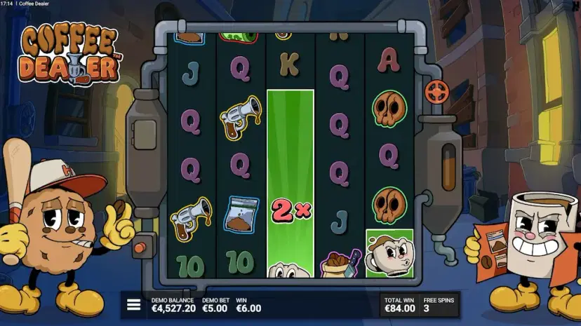coffee dealer bonus game