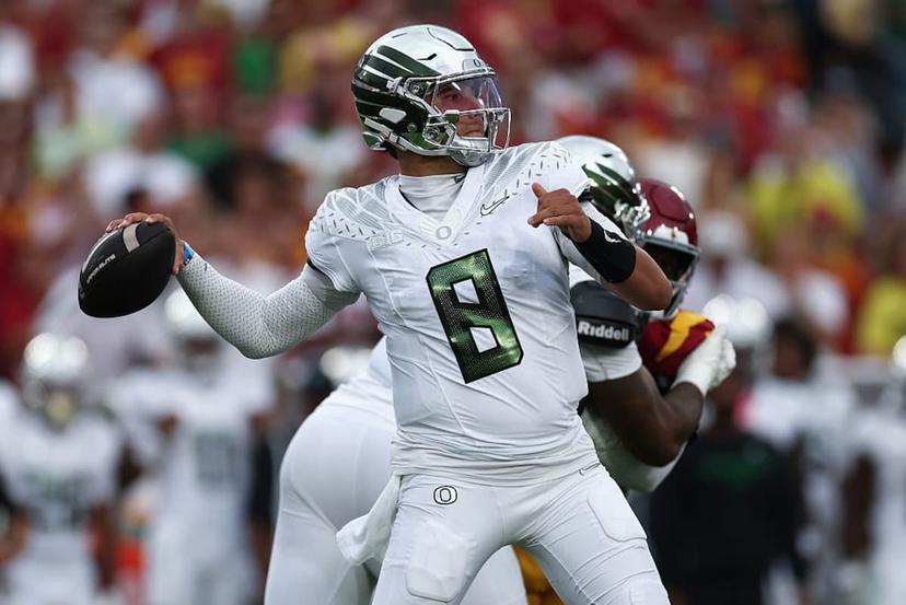 Dylan Raiola gets the start for the Ducks this weekend at home against a Top 25 opponent - UCLA Oregon Expert Picks