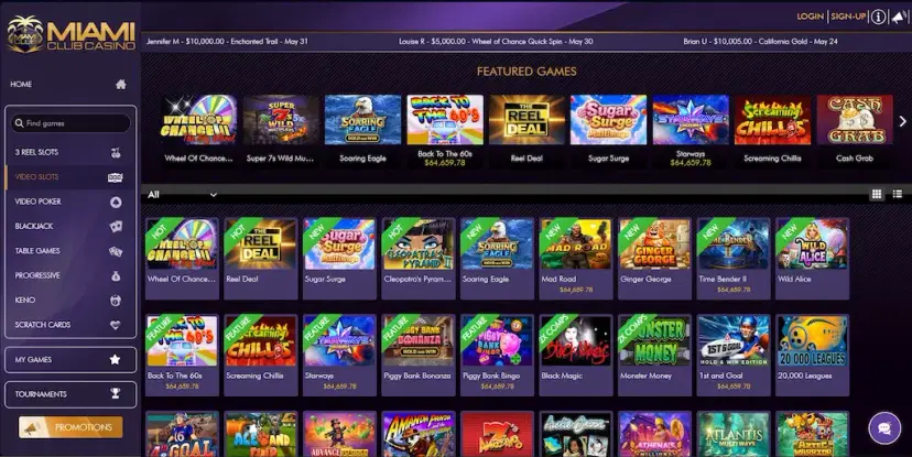 miami club casino games oct 2026