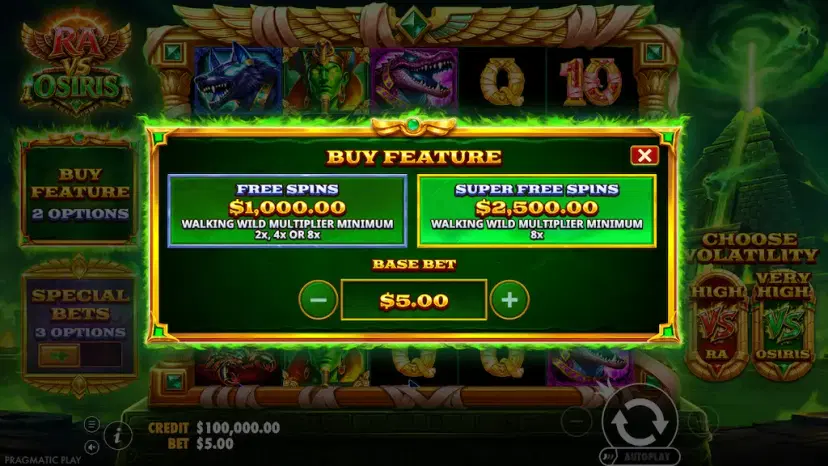ra vs osiris buy feature